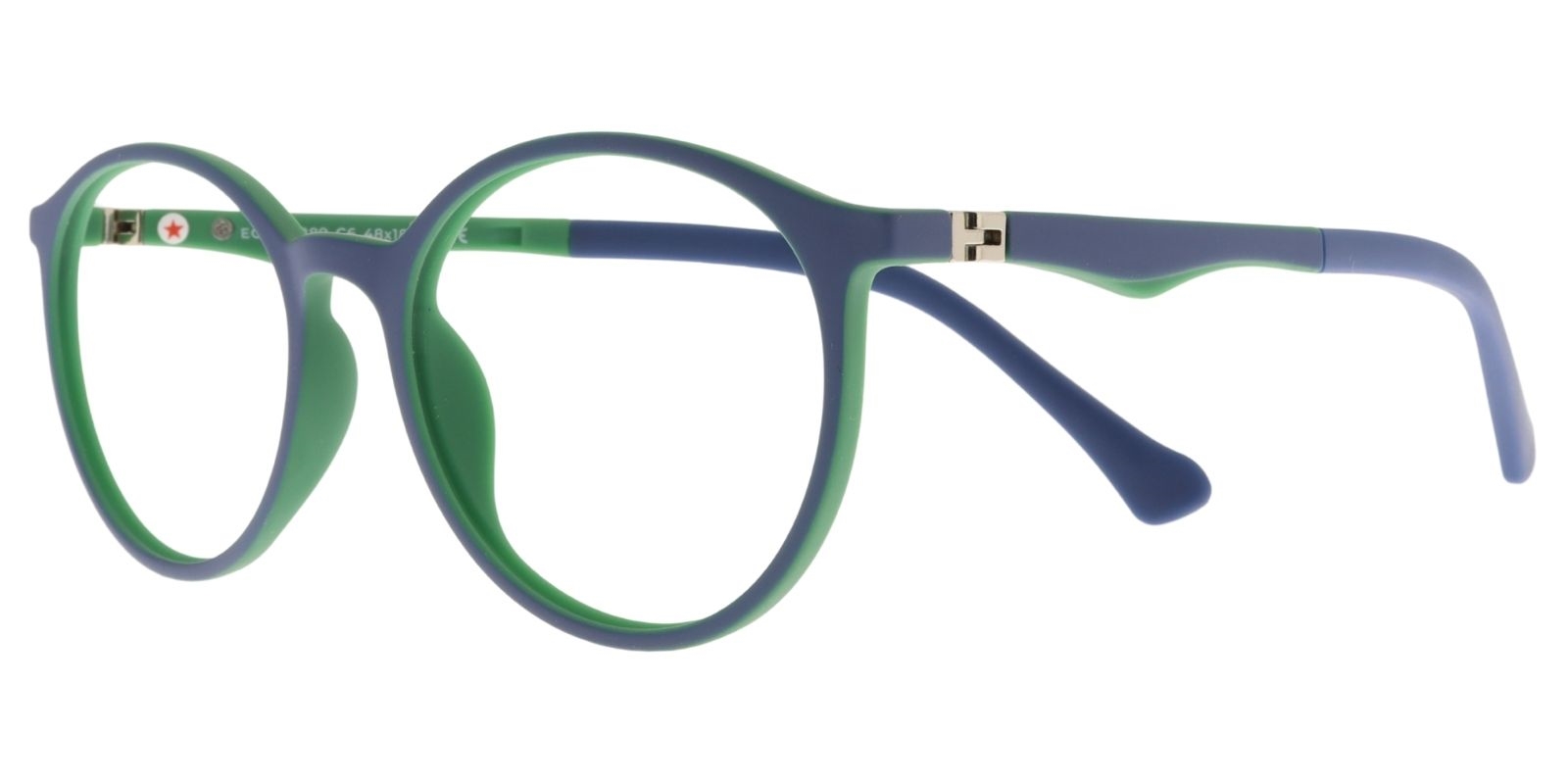 Kinderfassung Success EG XS 5889 – dunkelblau/grün Kunststofffassung für Kinder