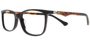 dka-xs-6720-c1-success Success Kinderbrille DKA XS 6720 C1 aus glänzendem Acetat in Schwarz und Braun – Seitenansicht