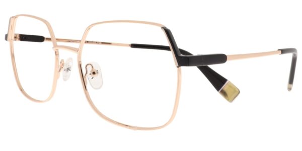 Moonlight Damenbrille RM 5910 C1 aus Metall in Gold und Schwarz – Seitenansicht