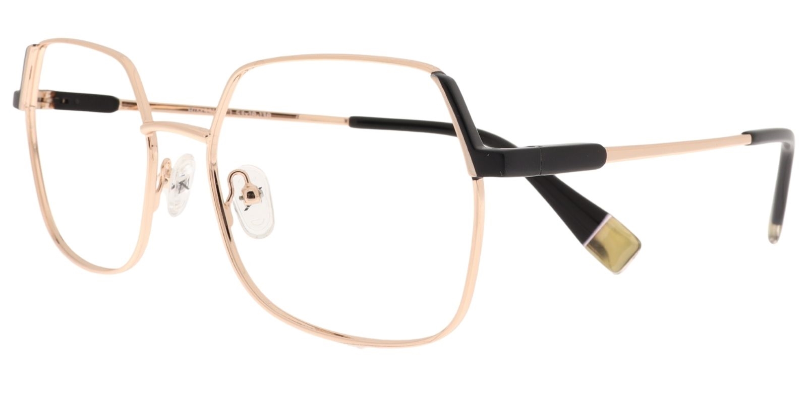 Moonlight Damenbrille RM 5910 C1 aus Metall in Gold und Schwarz – Seitenansicht