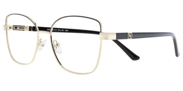Moonlight Damenbrille YM 5261 C2 aus Metall in Cat-Eye-Form – Seitenansicht