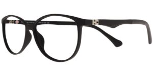 Success Kinderbrille BJ XS 6742 C2 in Mattschwarz – Seitenansicht