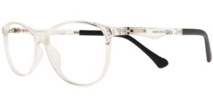 Success Kinderbrille BJ XS 6742 C3 in Weiß und Transparent – Seitenansicht
