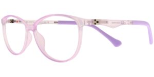 Success Kinderbrille BJ XS 6742 C5 in transparentem Lila – Seitenansicht