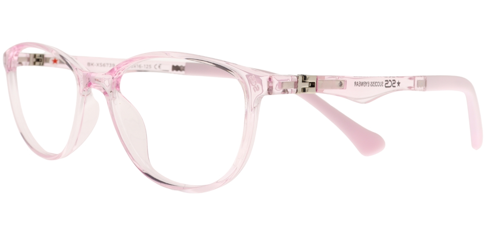 Success Kinderbrille BK XS 6739 C4 in Violett und Transparent – Seitenansicht