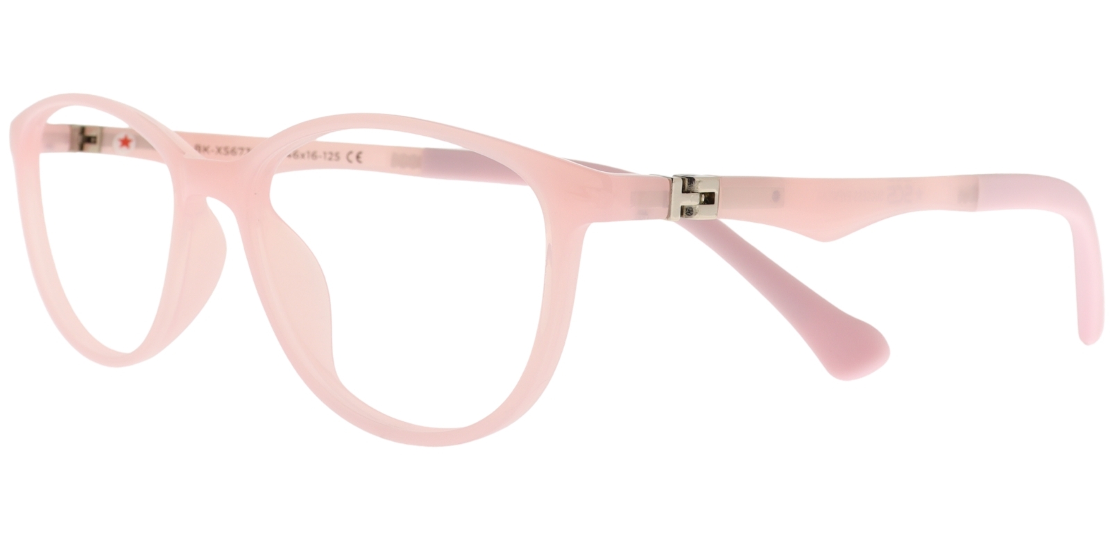 Success Kinderbrille BK XS 6739 C5 in transparentem Rosé – Seitenansicht