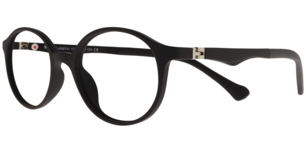 Success Kinderbrille CZ XS 6741 C1 in Mattschwarz – Seitenansicht