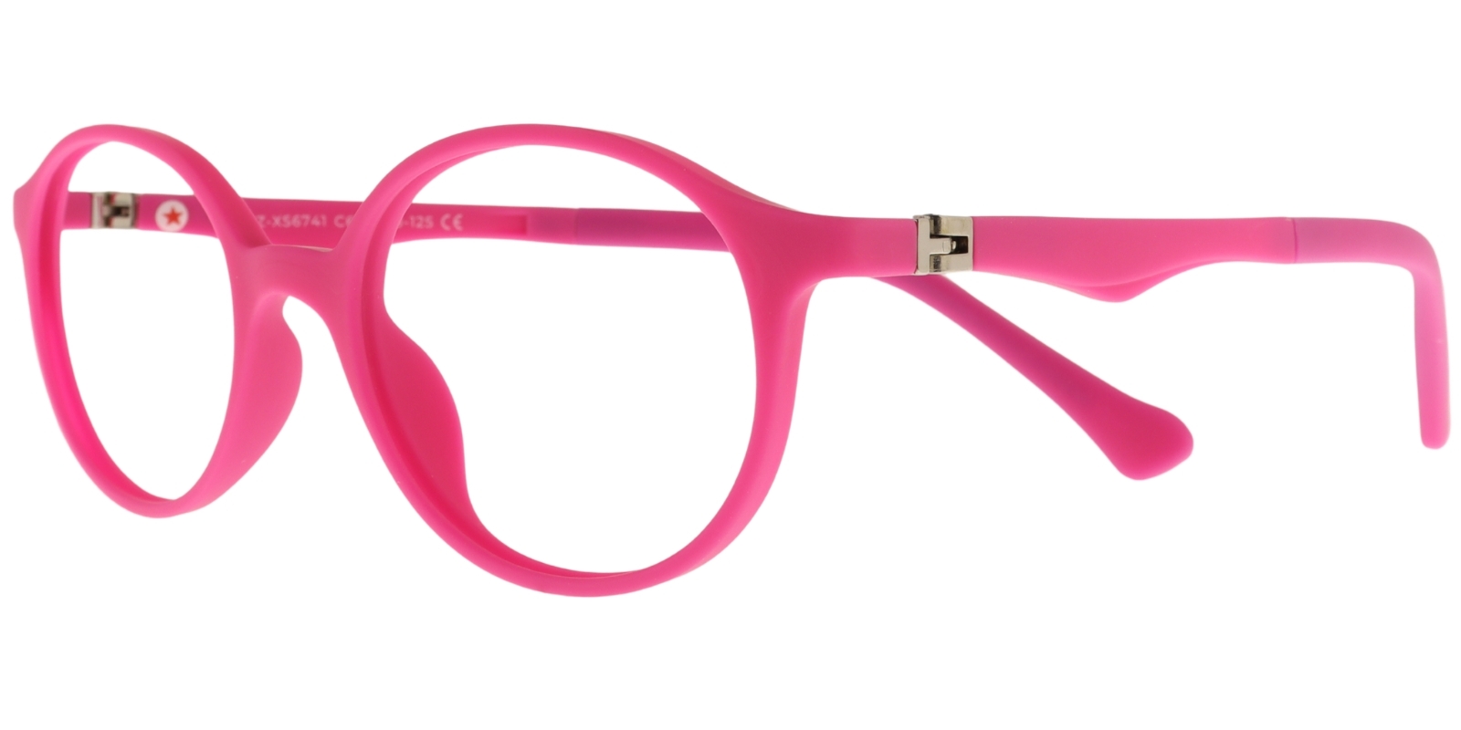 Success Kinderbrille CZ XS 6741 C6 in mattem Rosé – Seitenansicht
