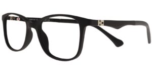 Success Kinderbrille DH XS 6740 C1 aus mattschwarzem Kunststoff – Seitenansicht