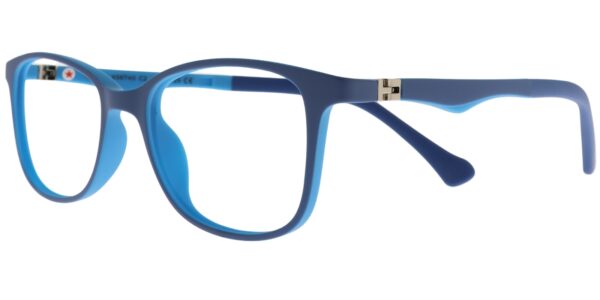 Success Kinderbrille DH XS 6740 C2 in mattem Blau – Seitenansicht