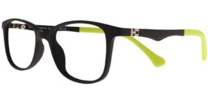 Success Kinderbrille DH XS 6740 C6 in Schwarz und Gelb – Seitenansicht