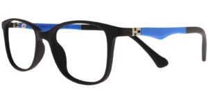 Success Kinderbrille DH XS 6740 C9 in Schwarz und Blau – Seitenansicht