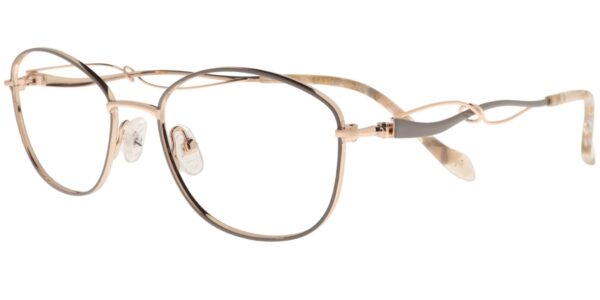 Moonlight Damenbrille TYM 6085 C3 in Grau und Gold – Seitenansicht
