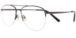 tym-6087-c3-moonlight Moonlight Damenbrille TYM 6087 C3 aus Titan in Dunkelblau und Gunmetal – Seitenansicht
