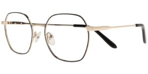 ym-6088-c1-moonlight Moonlight Kinderbrille YM 6088 C1 in Schwarz und Gold – Seitenansicht