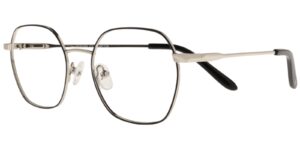 Moonlight Damenbrille YM 6088 C3 in Schwarz und Silber – Seitenansicht